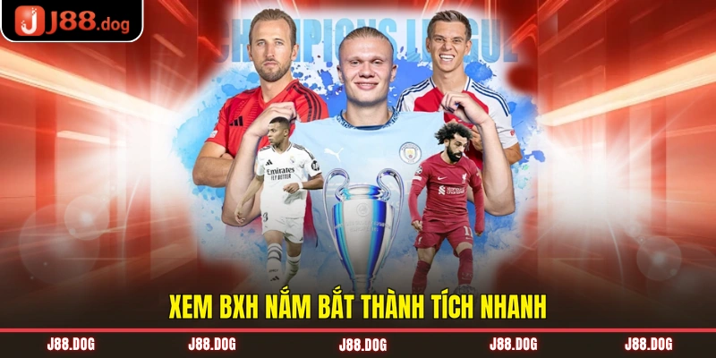 Xem BXH nắm bắt thành tích nhanh Xem BXH nắm bắt thành tích nhanh